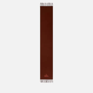 Vivienne Westwood Embroidered Wool Logo Scarf