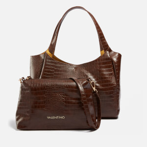 Valentino Wool Shopping Bag - Moro/Miele