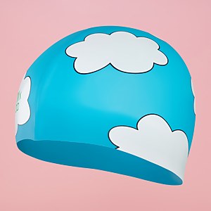 Adult Speedo x Tegan Price Clouds Cap Blue/White