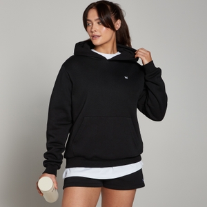 Sweat à capuche coupe classique MP Basics pour femmes – Noir