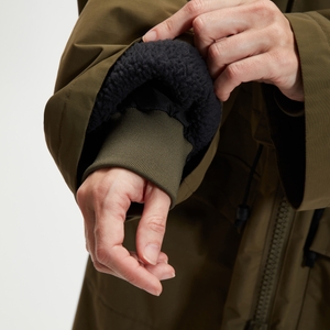 Poncho Therma intérieur polaire Adulte Vert/Noir