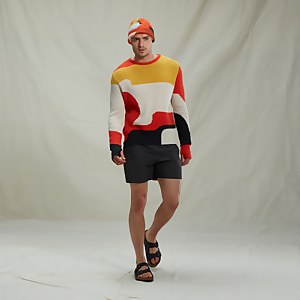 Folk x Speedo Intarsia Knitted Jumper - L