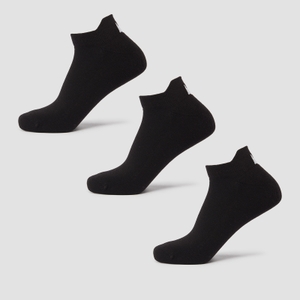 Chaussettes d’entraînement unisexes MP (lot de 3 paires) – Noir