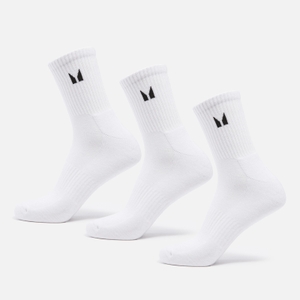 Дамски отборни чорапи Essentials на MP (3 чифт) — бяло