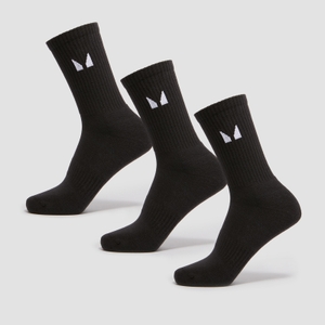 MP Unisex čarape (pakiranje od 3 komada) - crne