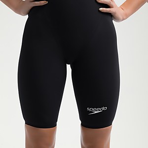 Fastskin LZR Pure Valor 2.0 Kneeskin-Schwimmanzug mit offenem Rücken für Damen Schwarz
