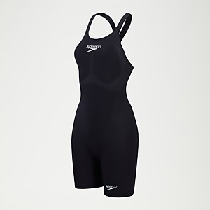 Fastskin LZR Pure Valor 2.0 Kneeskin-Schwimmanzug mit offenem Rücken für Damen Schwarz