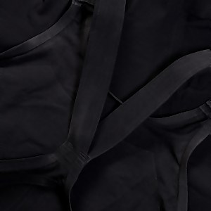 Fastskin LZR Pure Valor 2.0 Kneeskin-Schwimmanzug mit offenem Rücken für Damen Schwarz