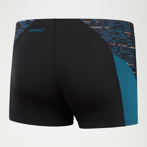 Endurance+ Max Splice-Aquashorts für Herren Schwarz/Türkis