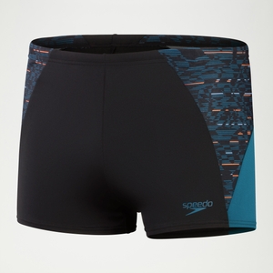 Endurance+ Max Splice-Aquashorts für Herren Schwarz/Türkis