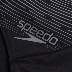 Medley Logo-Schwimmhose für Herren Schwarz/Grau