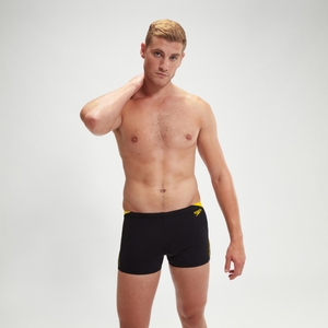 HyperBoom Aquashorts mit Einsätzen für Herren Schwarz/Gelb
