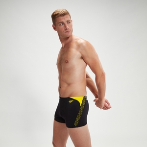 HyperBoom Aquashorts mit Einsätzen für Herren Schwarz/Gelb