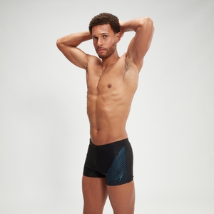 Boxer de bain Homme Medley Logo noir/bleu sarcelle