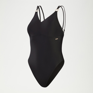 Women's Shaping Strappy One Piece Black