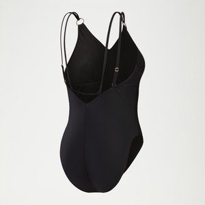 Women's Shaping Strappy One Piece Black
