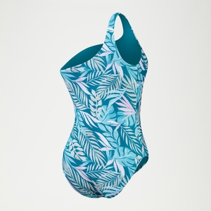 Women's Printed Asymetric Swimsuit