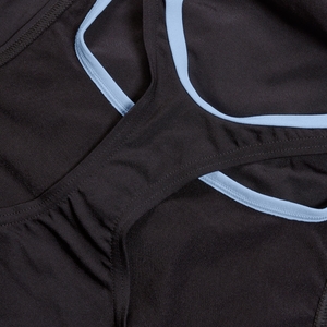 Women's Placement Bikini Black/Blue