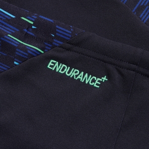Mittellange Endurance+ Max Splice-Schwimmhose für Herren Marineblau/Grün