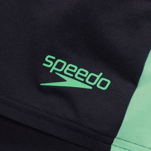 Mittellange Endurance+ Max Splice-Schwimmhose für Herren Marineblau/Grün