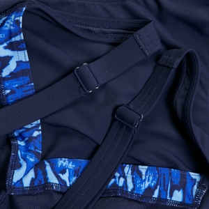 Women's Shaping LunaElustre Swimsuit Navy/Blue
