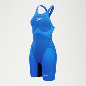 Fastskin LZR Pure Valor 2.0 Kneeskin-Schwimmanzug mit offenem Rücken für Damen Blau/Schwarz