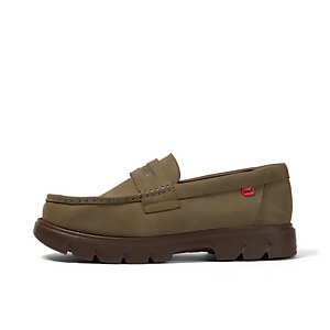 Adult Unisex Lennon Loafer Leather Dark Green - 11