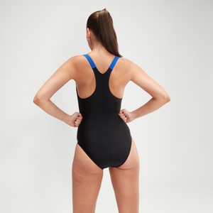 Maillot de bain Femme Hyperboom Racerback noir/bleu