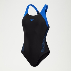 Maillot de bain Femme Hyperboom Racerback noir/bleu