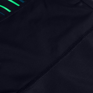 Plastisol Placement-Schwimmhose für Jungen Marineblau/Grün