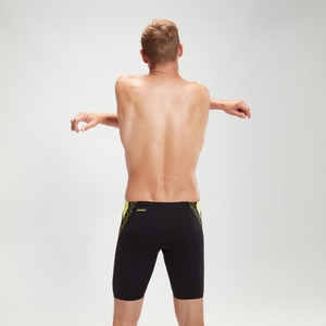HyperBoom Aufsatz Splice-Schwimmhose für Herren Schwarz/Gelb