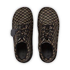 Adult Unisex Kick Hi Platform Leather Black/Khaki