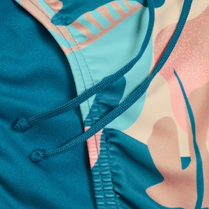 Slip de bain Homme Escape 5 cm bleu/corail