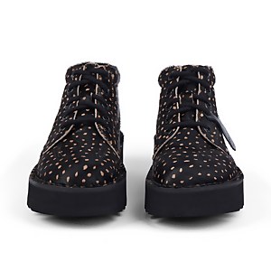 Adult Unisex Kick Hi Stack Spot Leather Black