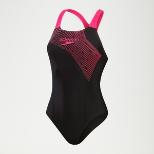 Maillot de bain Femme Medley Logo noir/rose