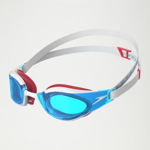 Fastskin Hyper Elite Schwimmbrille für Erwachsene Weiß/Blau/Rot