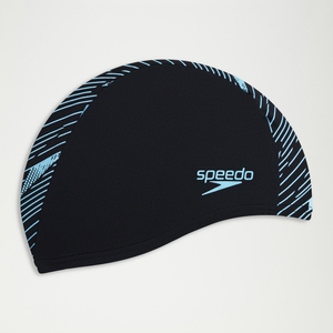 Adult Boom Endurance Cap Black Blue Speedo