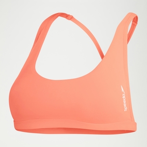FLU3NTE Solid Convertible Bikini Top Coral