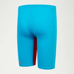 Fastskin Junior Endurance+ Hochtaillierte Schwimmhose für Jungen Blau/Rot