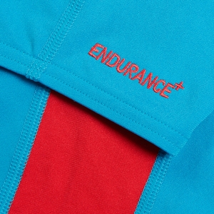 Fastskin Junior Endurance+ Hochtaillierte Schwimmhose für Jungen Blau/Rot