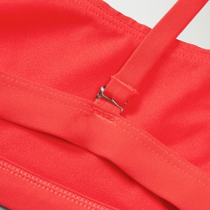 Rotes FLU3NTE Solid Convertible Bikinioberteil