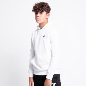 11 Degrees Core Pullover Hoodie - White