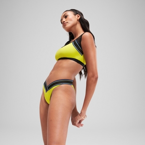 FLU3NTE V Scoop Bikini Bottom Green