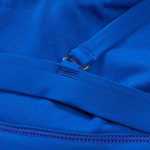 Blaues FLU3NTE Solid Convertible Bikinioberteil