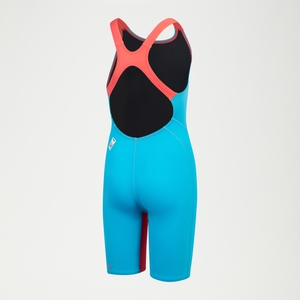 Combinaison partielle dos ouvert Fille Fastskin Junior Endurance+ Bleu/Rouge