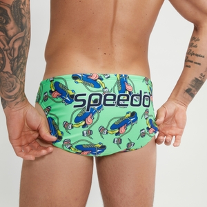 Escape-Badehose 5 cm für Herren Grün