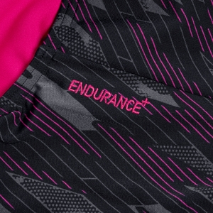 HyperBoom Medalist-Badeanzug für Damen Schwarz/Pink