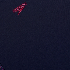 HyperBoom Splice Muscleback-Badeanzug für Mädchen Marineblau/Pink
