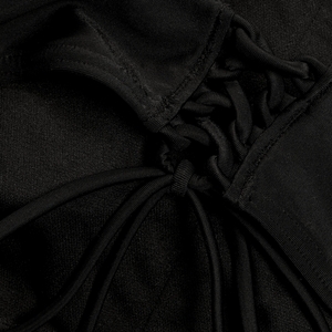 Haut de bikini asymétrique Femme effet galbant noir