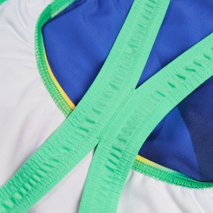 Women's Placement Digital Turnback Swimsuit Blue/Green